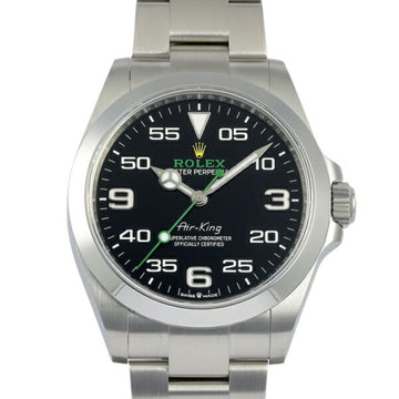 ROLEX Air King 126900 Black Dial Watch Men's