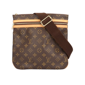 LOUIS VUITTON Pochette Bosfort Monogram Shoulder Bag Canvas M40044 Brown Women's