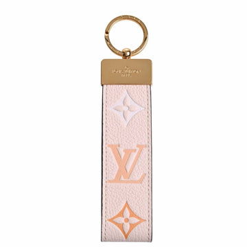 LOUIS VUITTON Empreinte Portocle Dragonne Key Ring M00286 Beige/Orange Ladies