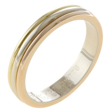 CARTIER Trinity Wedding Ring No. 15 18k K18 Yellow Gold Women's