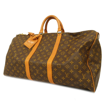 LOUIS VUITTONAuth  Monogram Keepol 55 M41424 Men,Women,Unisex Boston Bag