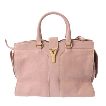 YVES SAINT LAURENT Cabas Chic Pink 297957 Women's Leather Handbag