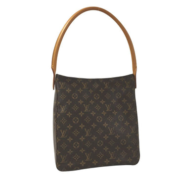 LOUIS VUITTON shoulder bag looping GM M51145 monogram canvas brown ladies