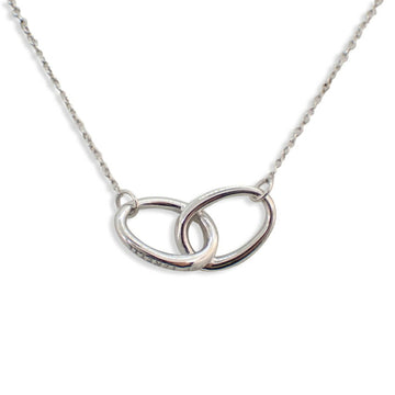 TIFFANY 925 double loop pendant necklace