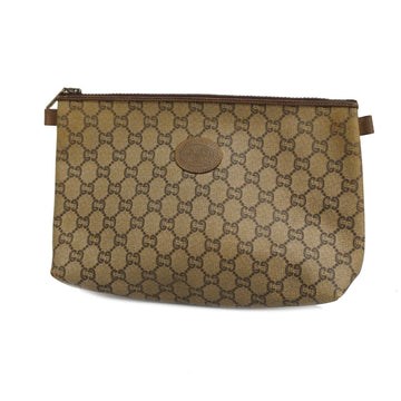 GUCCIAuth  GG Plus Clutch Bag Women's Clutch Bag Beige