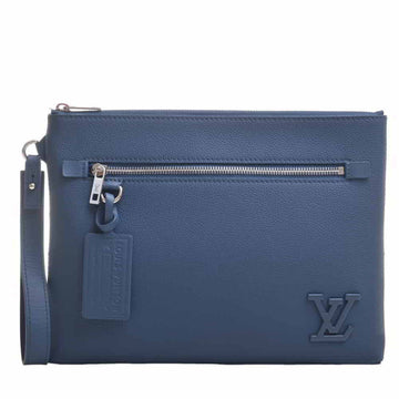 LOUIS VUITTON LV Aerogram Pochette iPad Clutch Bag M81029 Blue