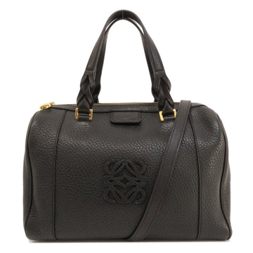 LOEWE Anagram Handbag Leather Women's