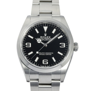 ROLEX Explorer 36 124270 black dial watch men