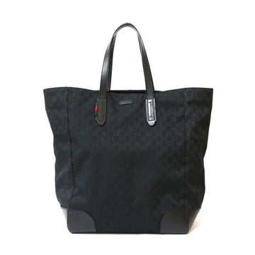 Gucci Shoulder Bag GG Tote Black Ladies