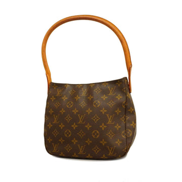 LOUIS VUITTON Shoulder Bag Monogram Looping MM M51146 Brown Ladies