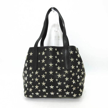 JIMMY CHOO Bag Sophia S Black Silver Hardware Handbag Mini Tote Women's Star Studs Leather JIMMYCHOO