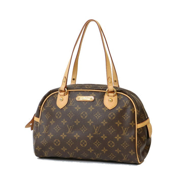 Louis Vuitton Shoulder Bag Monogram Montorgueil PM M95565 Brown Women's Canvas