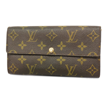 LOUIS VUITTONAuth  Monogram Portofeuil Sala Men,Women,Unisex Long Wallet