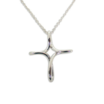 TIFFANY 925 open cross infinity pendant