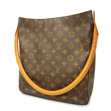 LOUIS VUITTON Shoulder Bag Monogram Looping GM M51145 Brown Ladies