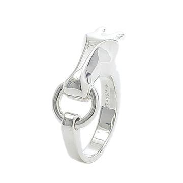 HERMES Gallop Ring Horse Silver SV925 #57