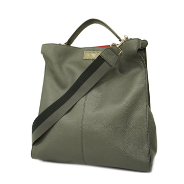 FENDIAuth  Peekaboo 2WAY Bag X Light Fit Women's Leather Handbag,Shoulder Bag