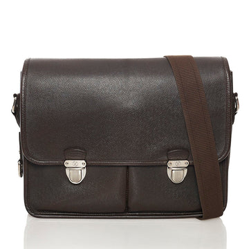Louis Vuitton Taiga Alexei Shoulder Bag M32478 Grizzly Brown Leather Ladies LOUIS VUITTON