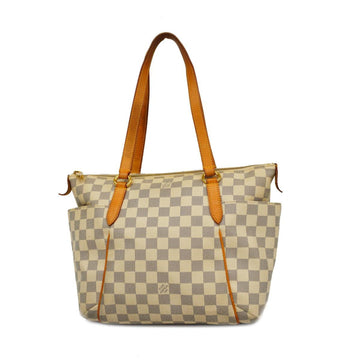 LOUIS VUITTON Tote Bag Damier Azur Totally PM N41280 White Ladies