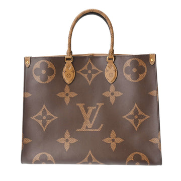 LOUIS VUITTON Monogram Giant On the Go GM Tote Brown M44576 Unisex Canvas Handbag