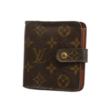 LOUIS VUITTONAuth  Monogram Compact Zip M61667 Women's Wallet