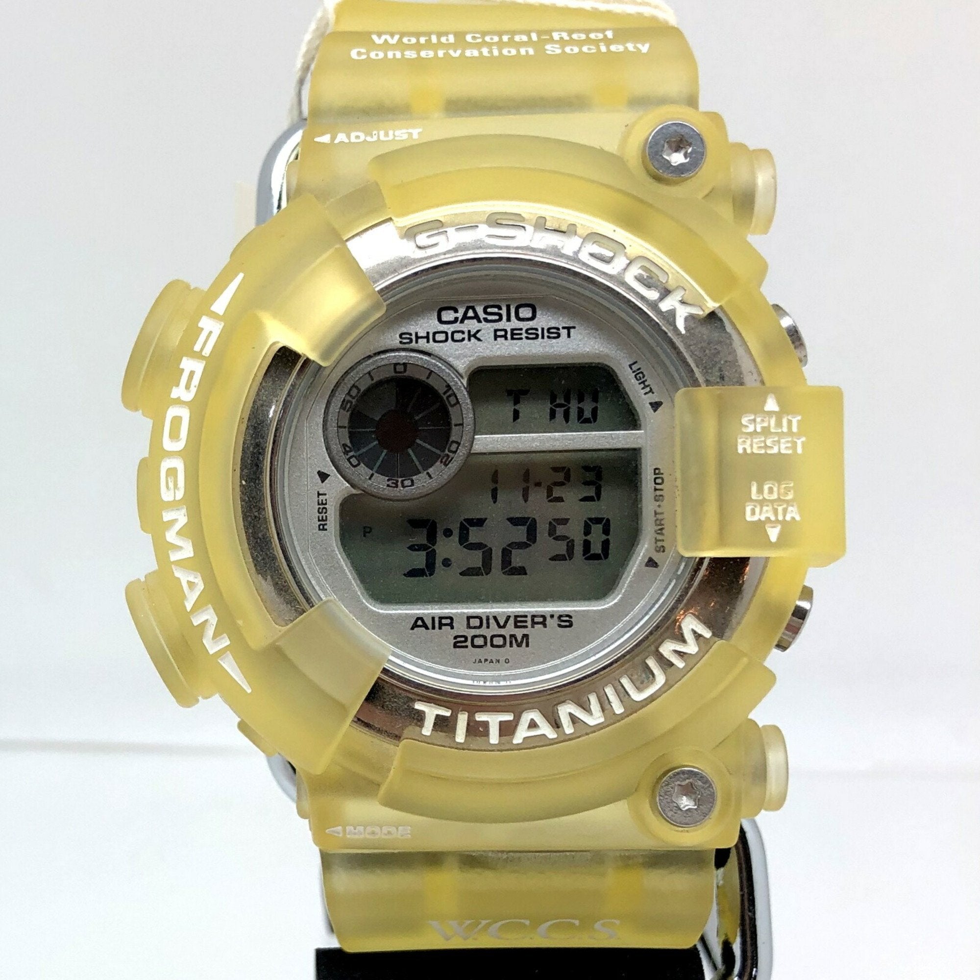 正規品定番CASIO 　G-SHOCK FROGMAN DW-8201WC-7T 時計