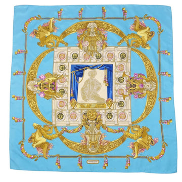 HERMES Scarf Muffler Carre 90 HOMMAGE A CHARLES GARNIER Tribute to Charles Garnier Silk 100% Women's Multicolor