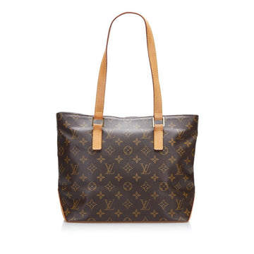 LOUIS VUITTON Monogram Hippo Piano Handbag Tote Bag M51148 Brown PVC Leather Women's