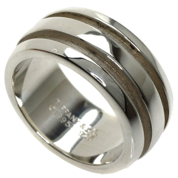 TIFFANY Groove Ring Silver Ladies &Co.