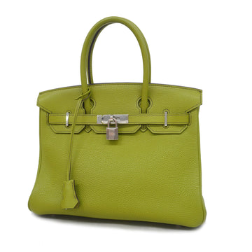 Hermes Birkin 35cm Vert de Gris Green Grey Togo Palladium Bag Y