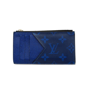 LOUIS VUITTON Wallet/Coin Case Taigarama Coin Card Holder M30270 Cobalt Men's