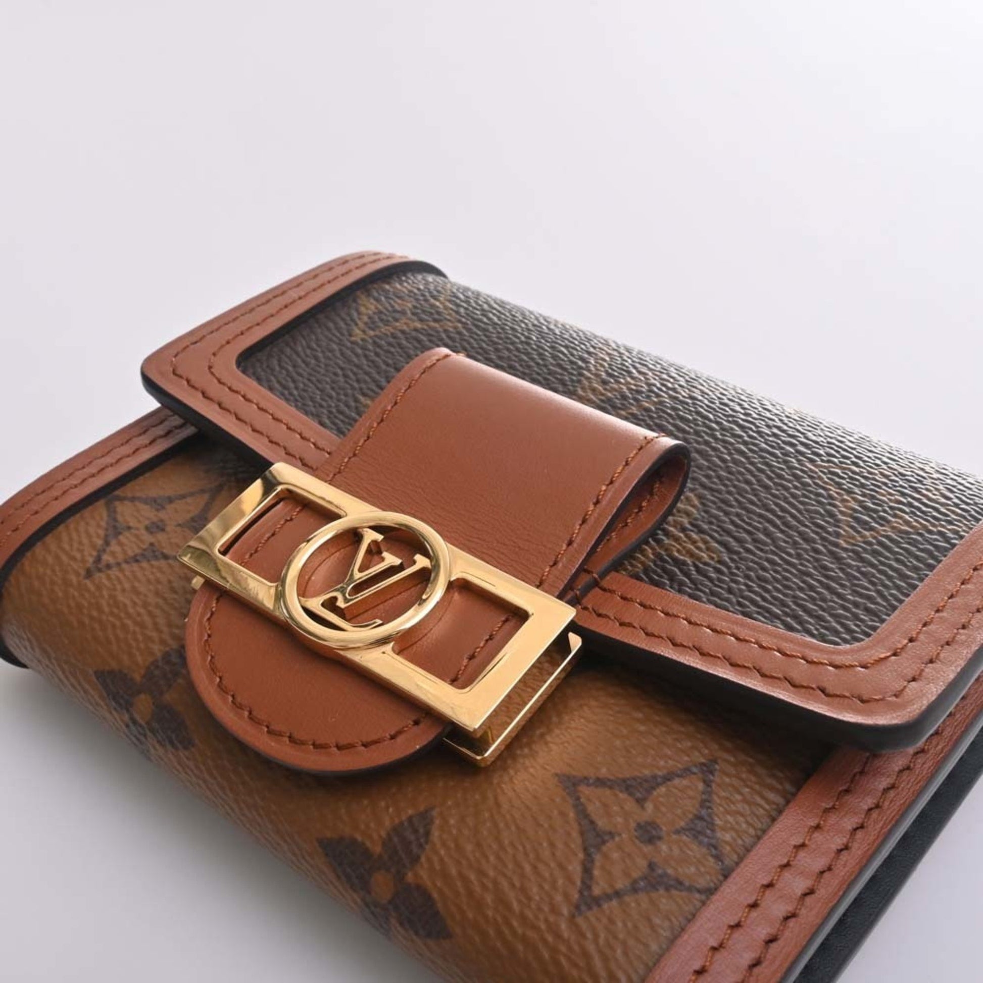 Louis Vuitton Reverse Monogram Dauphine Compact Wallet