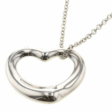 TIFFANY necklace open heart approximately 22mm in width silver 925 Lady's &Co.