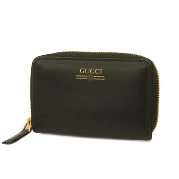 GUCCIAuth  Business Card Holder 547597 Leather Business Card Case Black