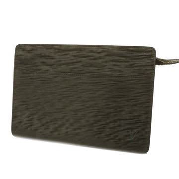 LOUIS VUITTONAuth  Epi Pochette Homme M52522 Women's Clutch Bag Noir