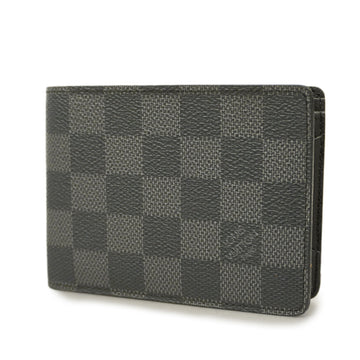 LOUIS VUITTONAuth  Damier Graphite Portofeuil Multipre N62663