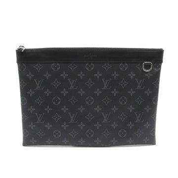 LOUIS VUITTON Pochette Discovery Black Monogram eclipse PVC coated canvas M62291