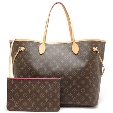 LOUIS VUITTON Neverfull GM Women's Tote Bag M41180 Monogram Ebene [Brown]