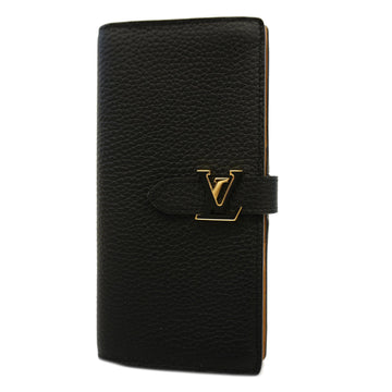 LOUIS VUITTONAuth  Taurillon LV Vertical Wallet M81330