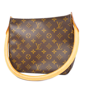 LOUIS VUITTON Shoulder Bag Monogram Looping MM M51146 Brown Ladies