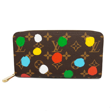 LOUIS VUITTONAuth  Monogram LV×YK Zippy Wallet M81864 Women's