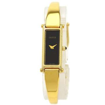 GUCCI 1500L square face bangle watch GP/GP ladies