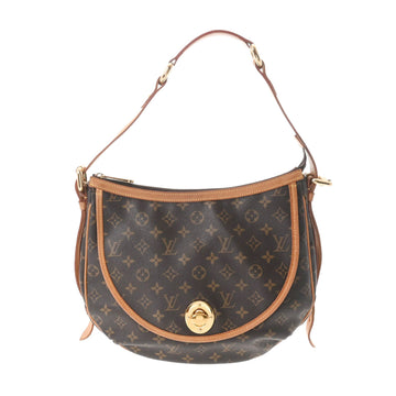 LOUIS VUITTON Monogram Turam GМ Brown M40075 Women's Canvas Shoulder Bag