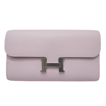 HERMES Constance To Go Shoulder Bag Mauve Pale SV Hardware Epson B Engraved Women's Men's