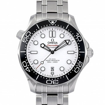 OMEGA Seamaster Co-Axial Master Chronometer 42MM 210.30.42.20.04.001 White Dial Watch Men's
