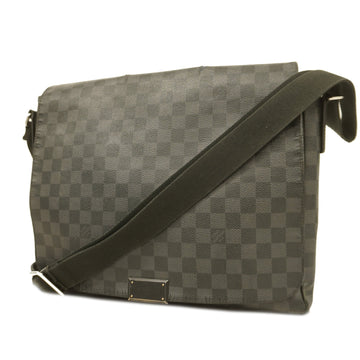 Louis Vuitton Shoulder Bag Damier Graphite District MM N41272