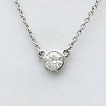 TIFFANY Elsa Peretti Diamonds By The Yard Platinum 950 Necklace BF558030