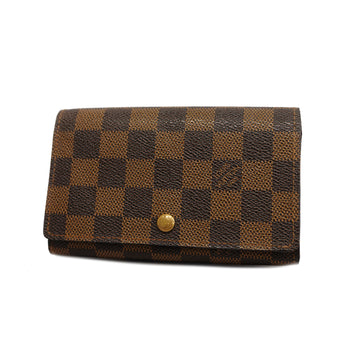 LOUIS VUITTONAuth  Damier Porto Mone Vietresol N61730 Women's Wallet [bi-fold]