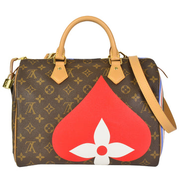 LOUIS VUITTON Speedy Bandouliere 30 Game On Collection Monogram Canvas Shoulder Bag Handbag M57451