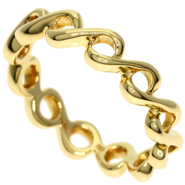 TIFFANY Infinity Narrow Ring K18 Yellow Gold Women's &Co.